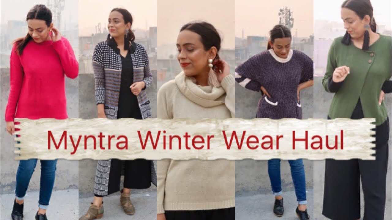 myntra winter wear for ladies