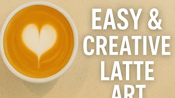 「☕ 初心者向けの簡単でクリエイティブなラテアート | 楽しいデザインを学ぼう！」