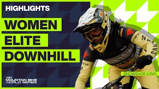 Snowshoe - Women Elite DHI Highlights | 2023 UCI Mountain Bike World Cup