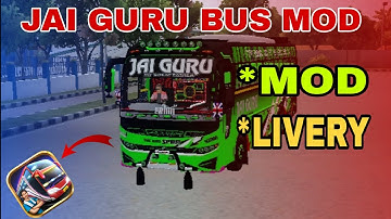 NEW JAI GURU ZEDVEGA BUS MOD TAMIL | BUS SIMULATOR INDONSIA | JAI GURU BUS MOD IN BUSSID #jaigurubus