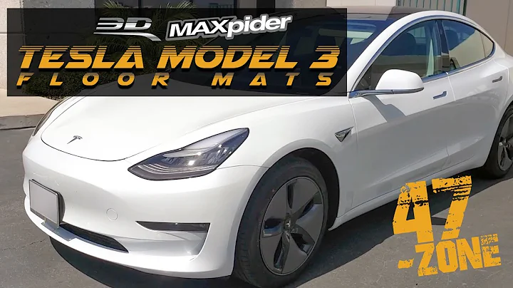 Tesla Model 3 3D MAXpider Floormats Full Set Installation | 47-Zone