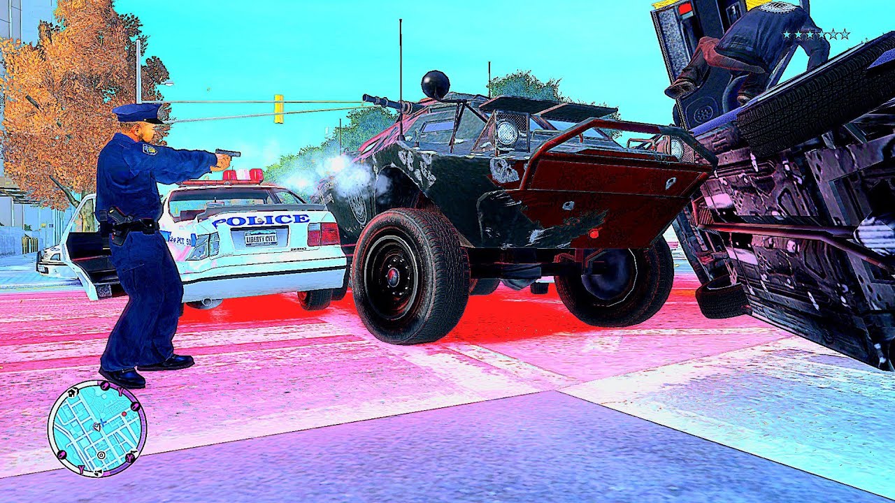 GTA 4 TBOGT: Epic APC Tank Rampage & 6-Star Police Chase Escape with Luis! 🚨🔥 - # 8