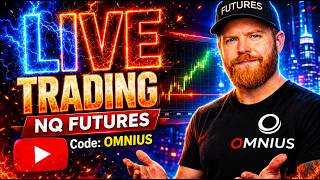 🔴  LIVE Futures Trading ⚠️ Apex 90% off 🔥 Code - omnius 🎯 2 x 50k Prop Giveaways