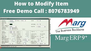 Modify item Step by Step in marg accounting & inventory software Hindi call for free demo@8076783949 screenshot 4