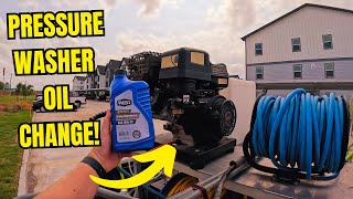 How to Change Your Pressure Washer Oil! Predator 4.2 GPM 4400 PSI Oil Change