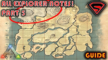 ARK SURVIVAL EVOLVED THE ISLAND ALL EXPLORER NOTES PART 5 (INCLUDING WATER CAVES)
