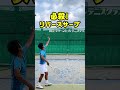 相手の意表をつく「必殺！リバースサーブ」を田村和也が披露【テニス】 Tennis Reverse Serve