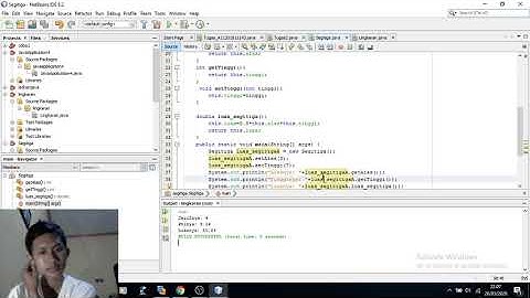 Program java setter dan getter