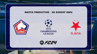 Lille Osc Vs Sk Slavia Prague - Prediction - 2024-25 Uefa Champions League Play-Off - Ea Fc 24