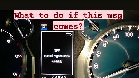 Toyota Fortuner 2022 & Innova Crysta 2022 All DPF Queries Answered | DPF Filter Regeneration Process