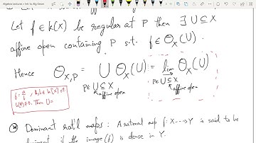Lecture 25: Introduction to Algebraic Geometry-BMathIII