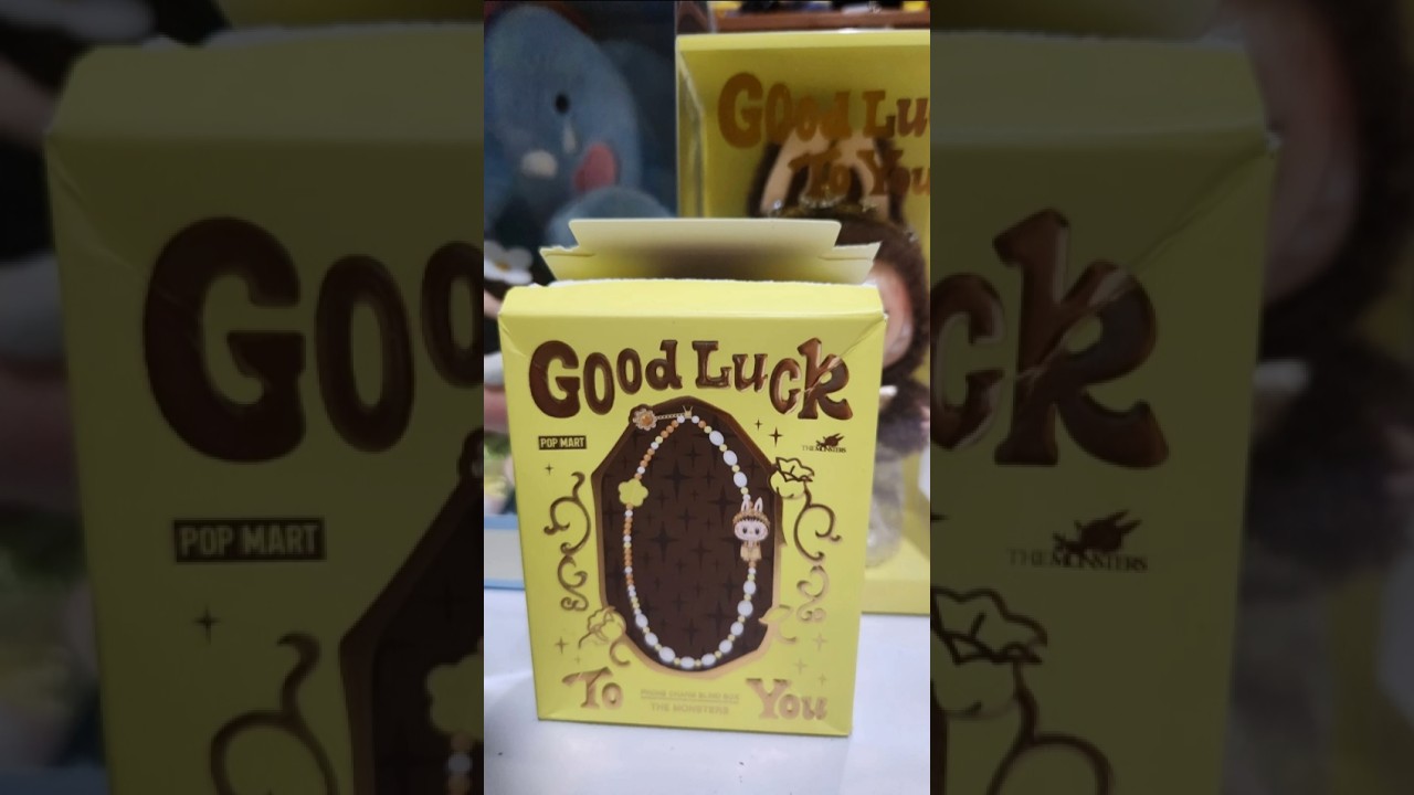 Unboxing Labubu Blind box from Pop Mart | Good Luck to You Phone Charm 