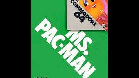MS. PACMAN COMMODORE 64 LONGPLAY C64 RETRO ARCADE VIDEO GAME ATARI 1983 ATARISOFT