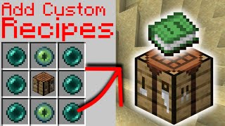 How to Add Custom Recipes to Minecraft Datapack Tutorial