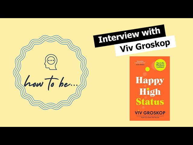 Interview: Happy High Status author Viv Groskop on being effortlessly confident #books #booktube