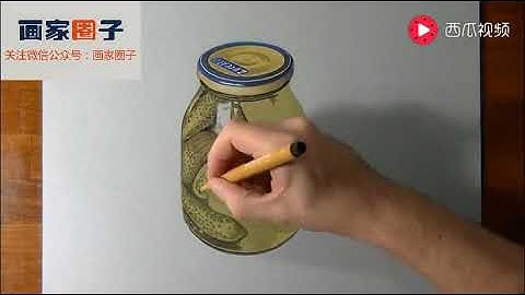 Draw with me on Day 4: DRAWING A PICKLE JAR WITH GLASS  #drawwithme #drawing #drawingtutorial