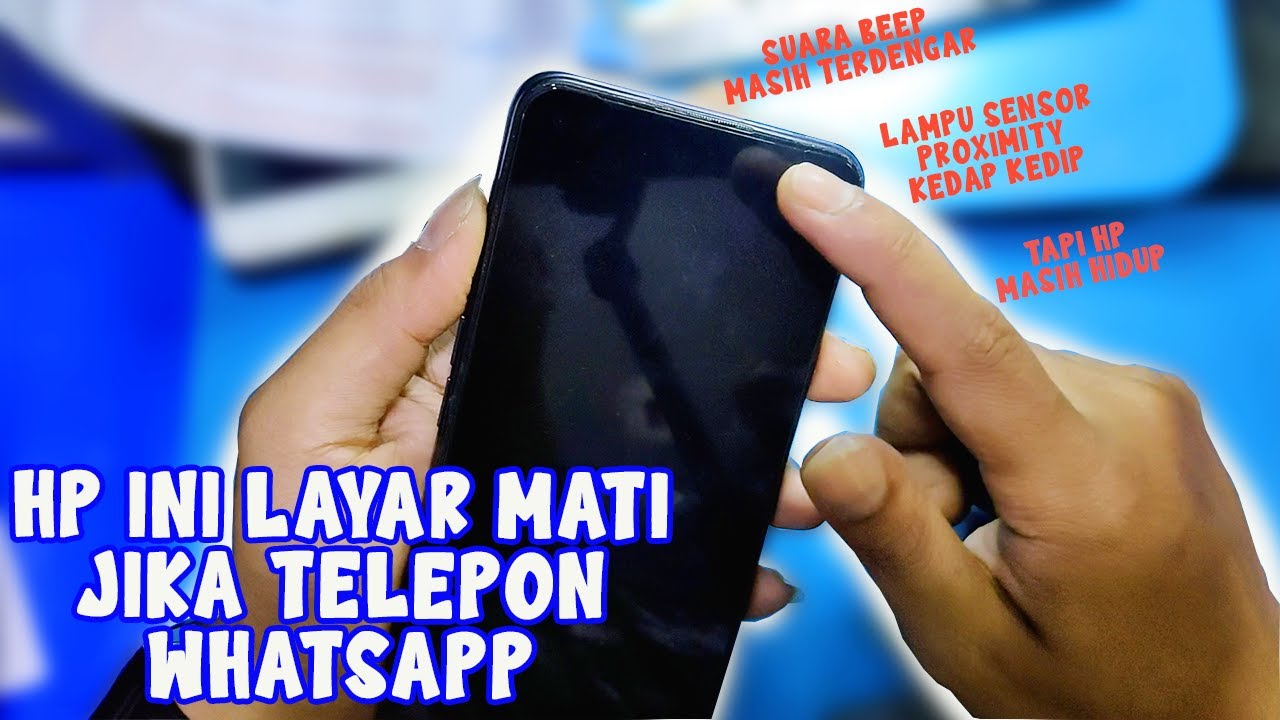Gara - Gara Telepon WhatsApp Layar Jadi Mati | Cara Mengatasi Hp Android Layar Blank Hitam |Semua HP