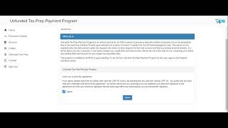 The Sector Tax Software:  New Resource : Unfunded Tax Prep Payment Program via EPS Bank Product screenshot 5