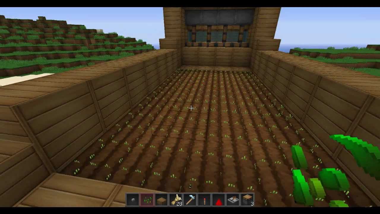 Comment Faire Schema Pour Une Recolte Semi Automatique Minecraft