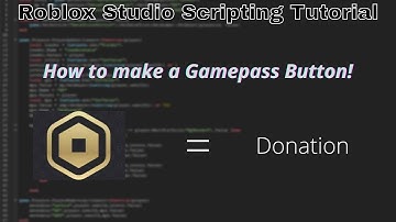 How to make a gamepass button in roblox!(Roblox studio Scripting Tutorial 2022!)