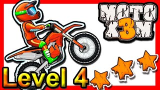 Moto X3M Bike Race Game Level 4 - 3 Stars [iOS/Android] screenshot 3