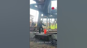 Creating Flanges Using Iron Billet #iron #flange