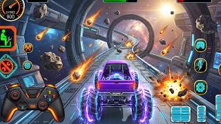 몬스터 트럭 스턴트 메가 램프 무적 드라이버! 🚙 최고의 몬스터 트럭 게임 - 안드로이드 screenshot 2