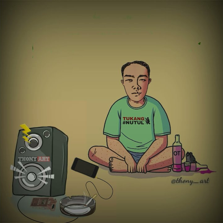 story wa santuy versi reage daun ilusi