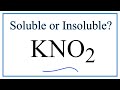 Solubility of Group 1 Elements