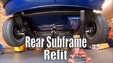 Refit van het achterste subframe - Classic Mini Workshop Project Tardis Pt.57