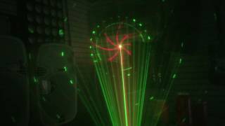 De luz proyector y para espectaculo rojo jardin laser verde