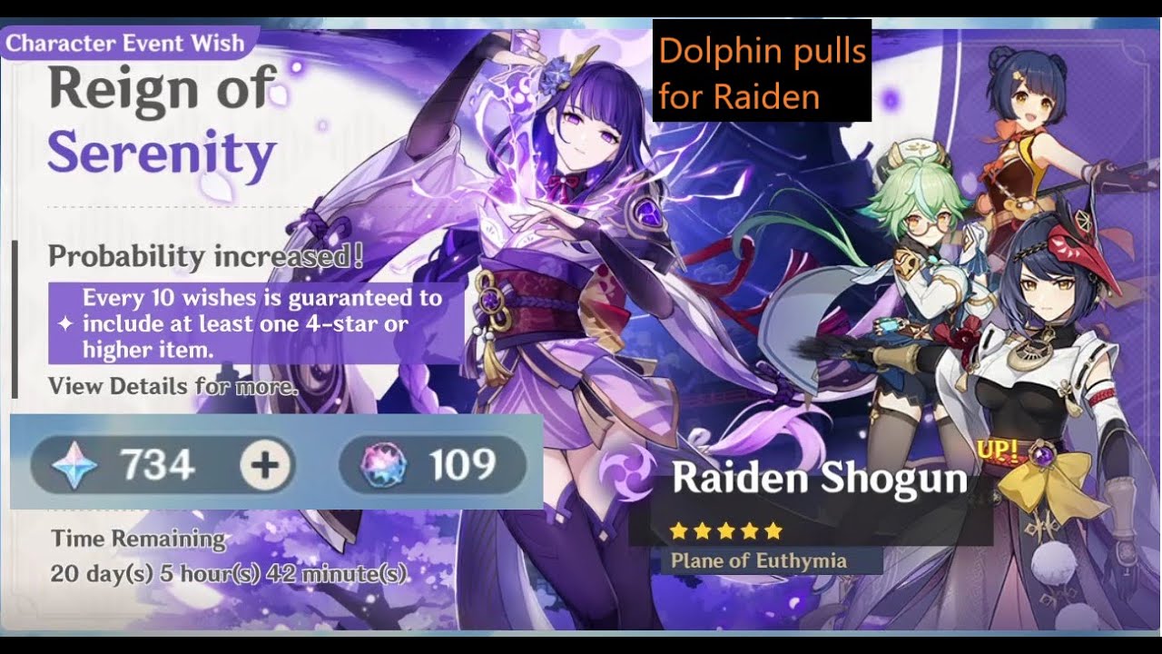Pulling Raiden My Raiden Shogun pulling experience - YouTube