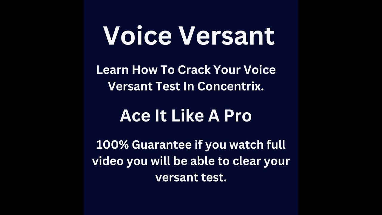 Versant Test Concentrix Voice Versant Versant English Test versant-test-concentrix-voice-versant-versant-english-test