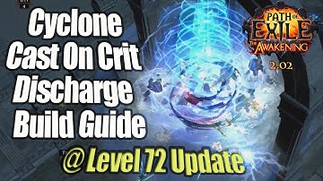 POE 2.02 Cyclone CoC Discharge Build Update at Level 72
