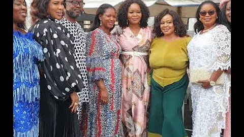 Zanzee Snap & Dance With Faithia Balogun,Bimbo Oshin At The Opening Of Her New Expensive House