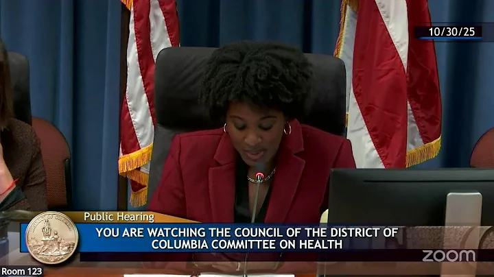 Public Hearing on B26-0159 - PrEP DC Act of 2025 & B26-0414 - Community Health Amendment Act of 2025