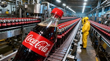 5 Minutes Inside the Coca-Cola Factory – How It’s Made Full Process