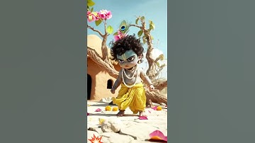 Krishna Captures the Mischievous Demon 😱 #ai #krishna #shorts #shortsstory
