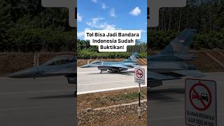 Jalan Tol Bisa Jadi Bandara Indonesia Sudah Melakukan!? #short #teknologimiliter #faktaunik