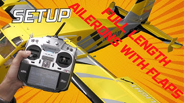 How to setup Ailerons with Flaps on the Turbo Bushmaster | Futaba