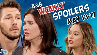 Bold and the Beautiful Weekly Spoilers May 13-17: Liam Chases Steffy & Hope Rages! #boldandbeautiful