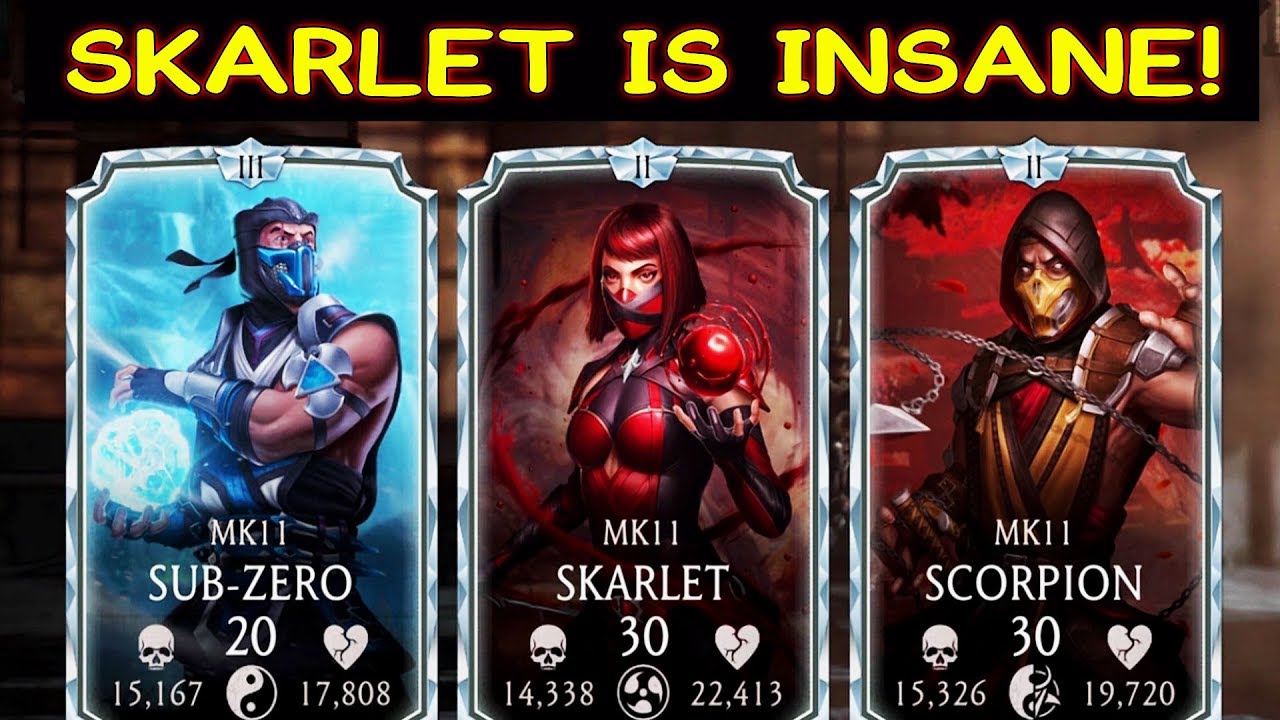 Mortal Kombat 11 Skarlet Enters MK Mobile - Mortal Kombat Online