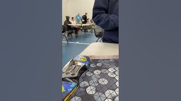 Rubiks Cube Solved One Handed in 15.88 seconds! #rubikscube