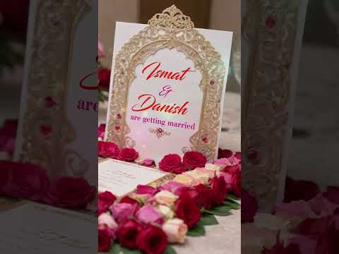 ISMAT WEDS DANISH |wedding invitaion video|