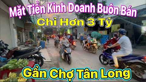Bán Nhà Dĩ An Bình Dương (20414) Mặt Tiền Kinh Doanh Trục đường chính, Sát Bên ĐT 743 -Chợ Tân Long