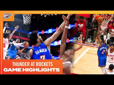 OKC Thunder at Houston Rockets | Game Highlights | February 25, 2024