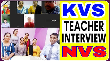 INTERVIEW of #kvs teacher l NVS interview subject questions l kvs interview l PD Classes