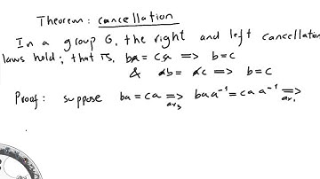 Group Theory 5, Elementary Properties of Groups