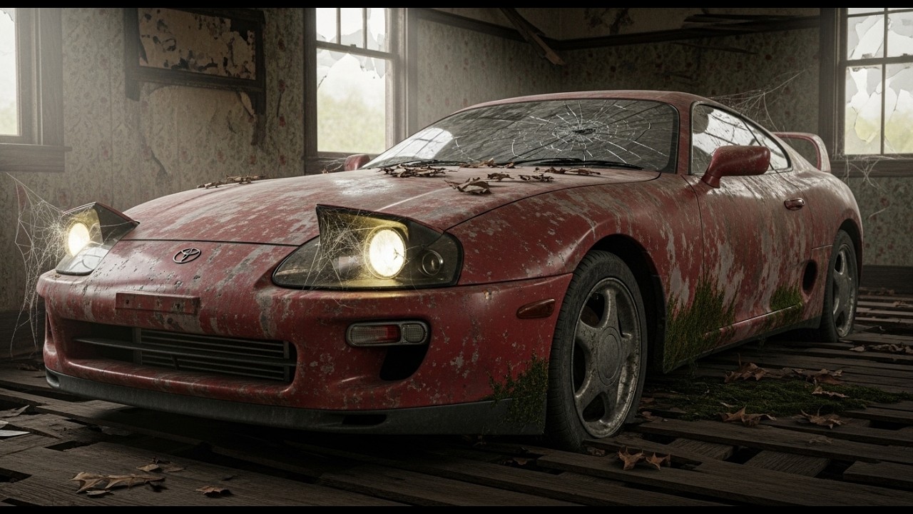 Abandoned Toyota Supra Mk4 Found in an Old House | Rusted, Dusty to Fully Restored