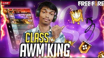 🔴[LIVE]Awm King FreeFire Class Is Back Guild Test ☠️🍁